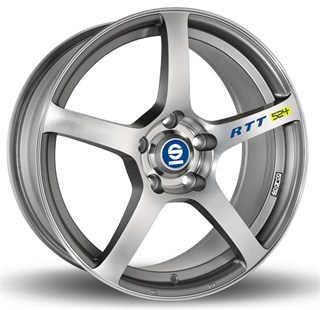 SPARCO RTT 524 8.00x17 5x114.3, kolor: MATT SILVER TECH DIAMOND CUT, ET45.00
